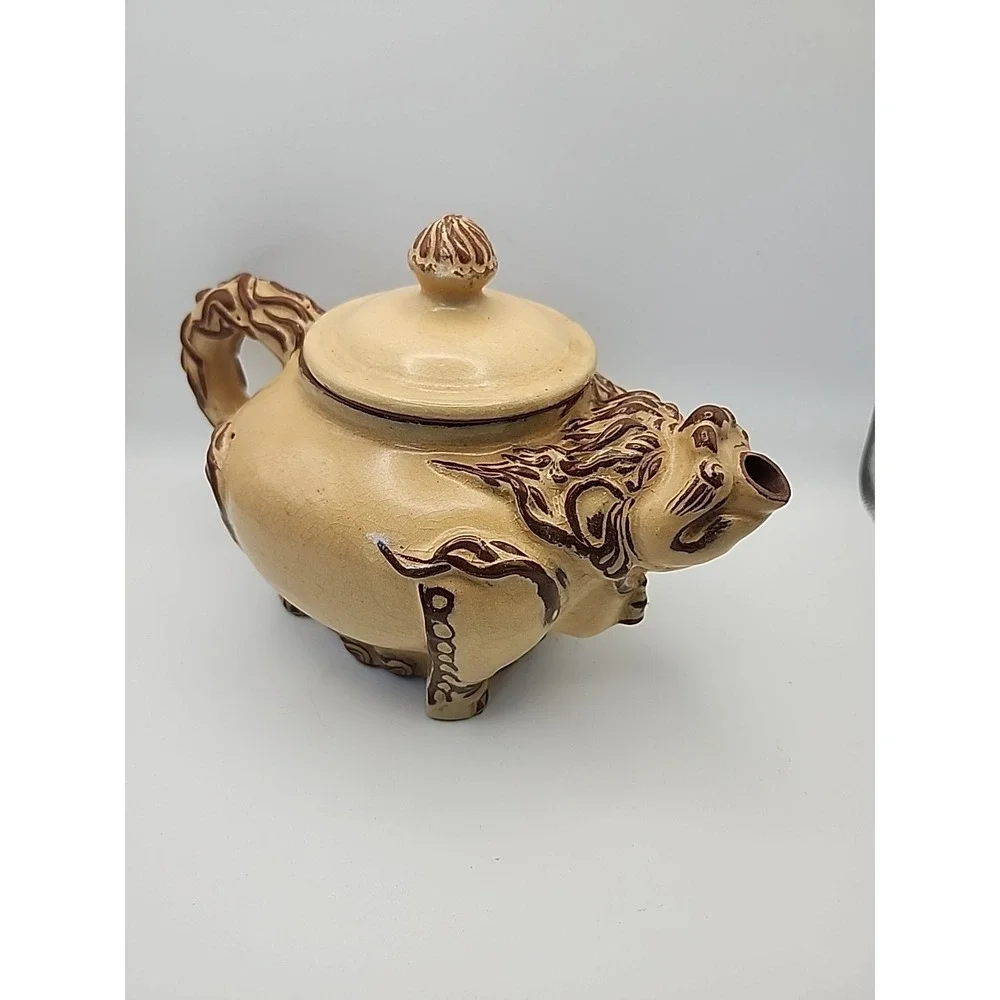 Vintage Asian‎ Lion Tea Pot